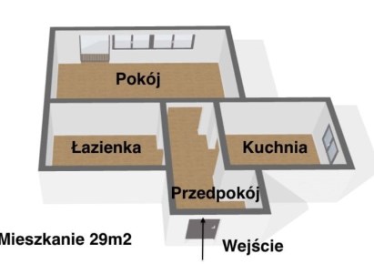 mieszkanie na sprzedaż - Częstochowa, Tysiąclecie
